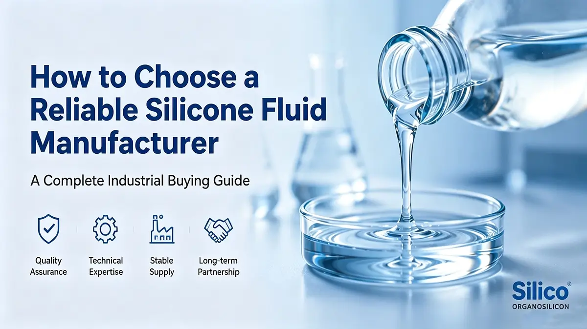 How to choose a reliable silicone fluid manufacturer with quality assurance, technical support, and industrial silicone fluid solutions
