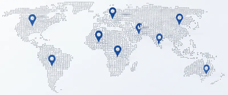 60+ countries and regions worldwide